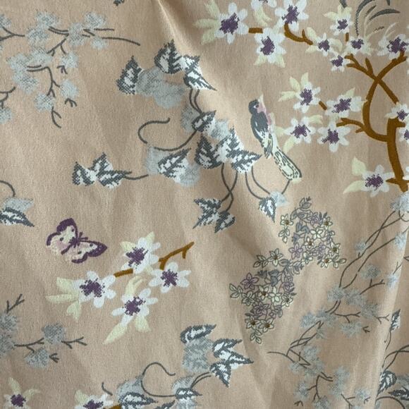 Harpa Peach Pink Floral Bell Sleeve‎ Blouse Boho Romantic Top Size Medium - Picture 8 of 12